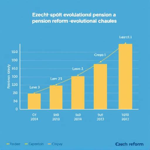 Chart showing the evolution of pension reform in the Czech Republic over time