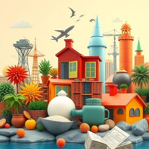 Diverse investment portfolio representing various asset classes