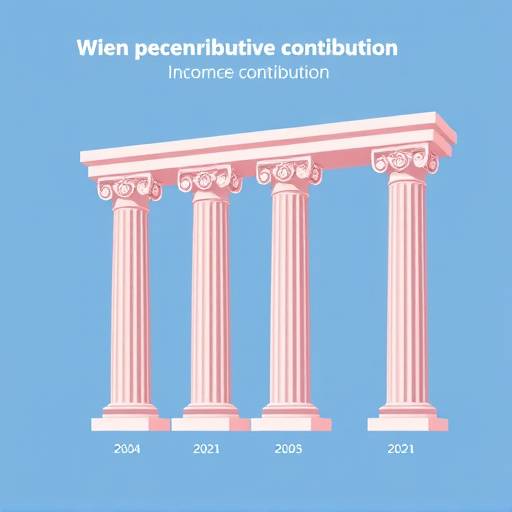 Graphical representation of the three pillars of the Czech pension system, showing their relative contribution to retirement income.